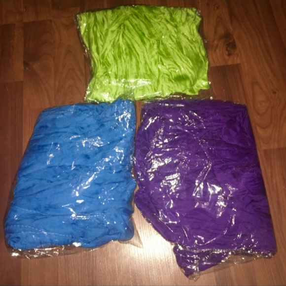 Long Purple Amethyst Crinkle Wrinkle Cotton Linen Scarve Scarves Scarf Scarfs - Picture 7 of 9